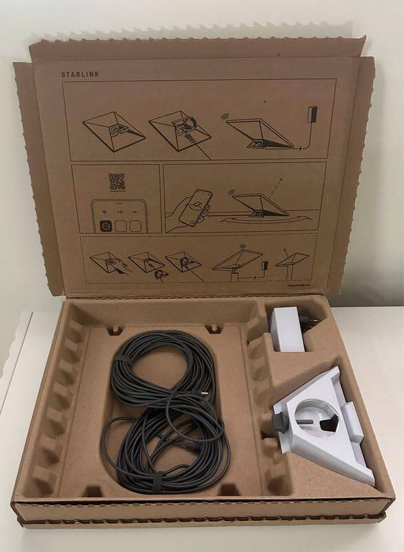 Alt View 2. STARLINK - STARLINK Mini Kit – Region Unlocked -4th Gen Mini Antenna with Wi-Fi Router (International Verison) - White.