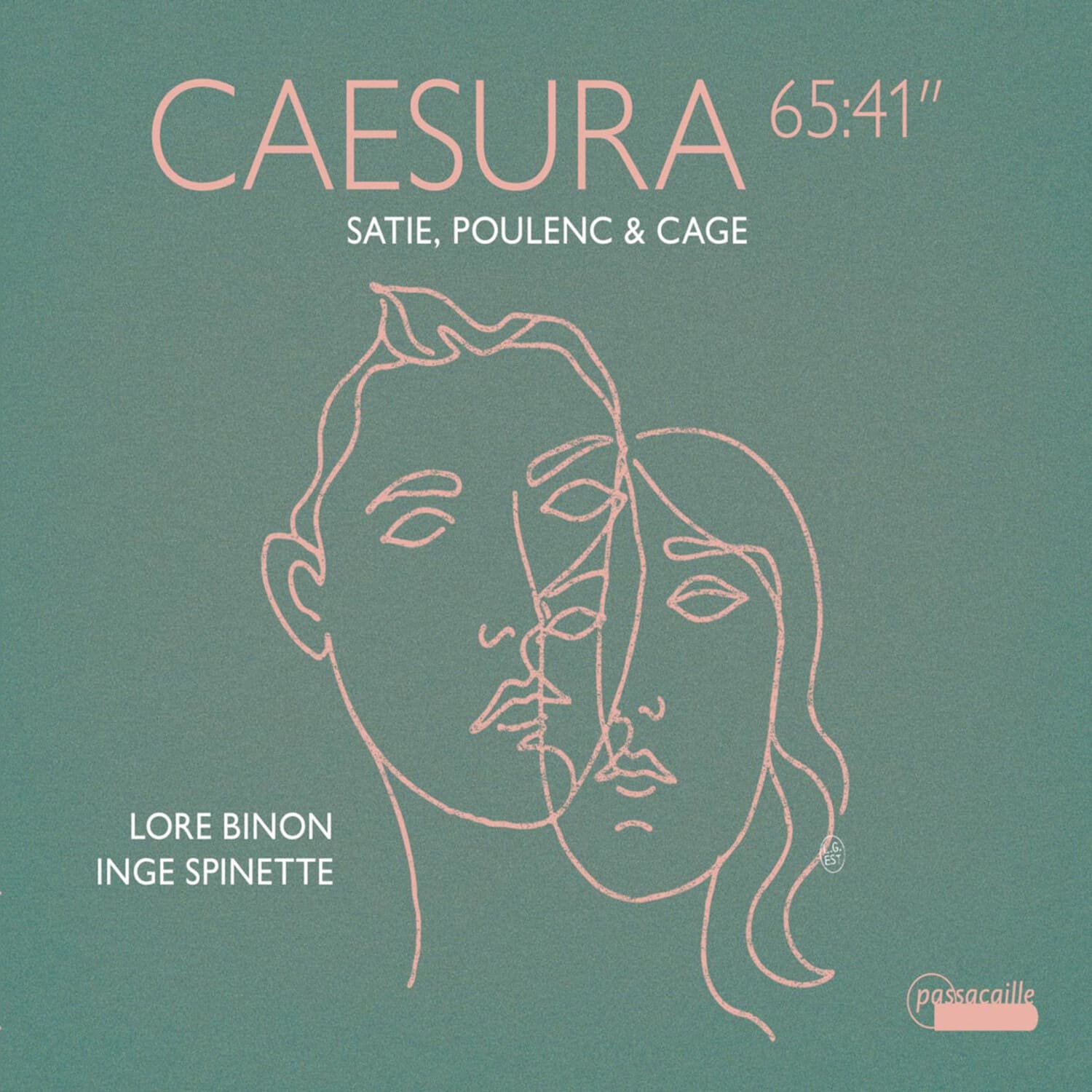 Inge Spinette - Caesura - 65:41   - COMPACT DISCS [CD] price history on PriceWatchPro