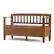 Angle. Simpli Home - Brooklyn Entryway Storage Bench - Medium Saddle Brown.