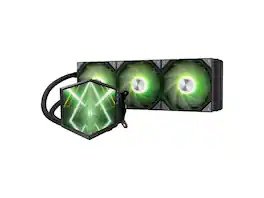 TRYX - L-S360A-DM3M-G0K Stage 360mm AIO Screen3D Display Modes Asetek 7th GenV2 Intel LGA 1851/1700,AMD AM5/AM4-Black - ARGB