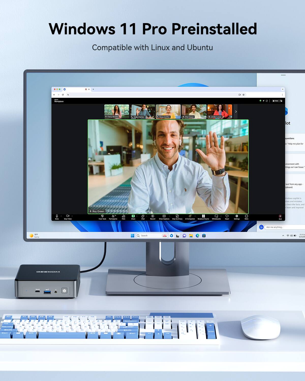 Windows 11 Pro Preinstalled Compatible with Linux and Ubuntu