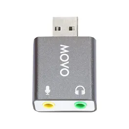 MOVO - USB-AC1 TRRS Mic. to USB 2.0 Sound Card Adapter