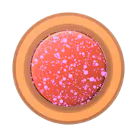 PopSockets - MagSafe PopGrip Universal Magnetic Grip & Stand with Adapter Ring for Cell Phones - Clay Speckle Aluminum - Front_Zoom