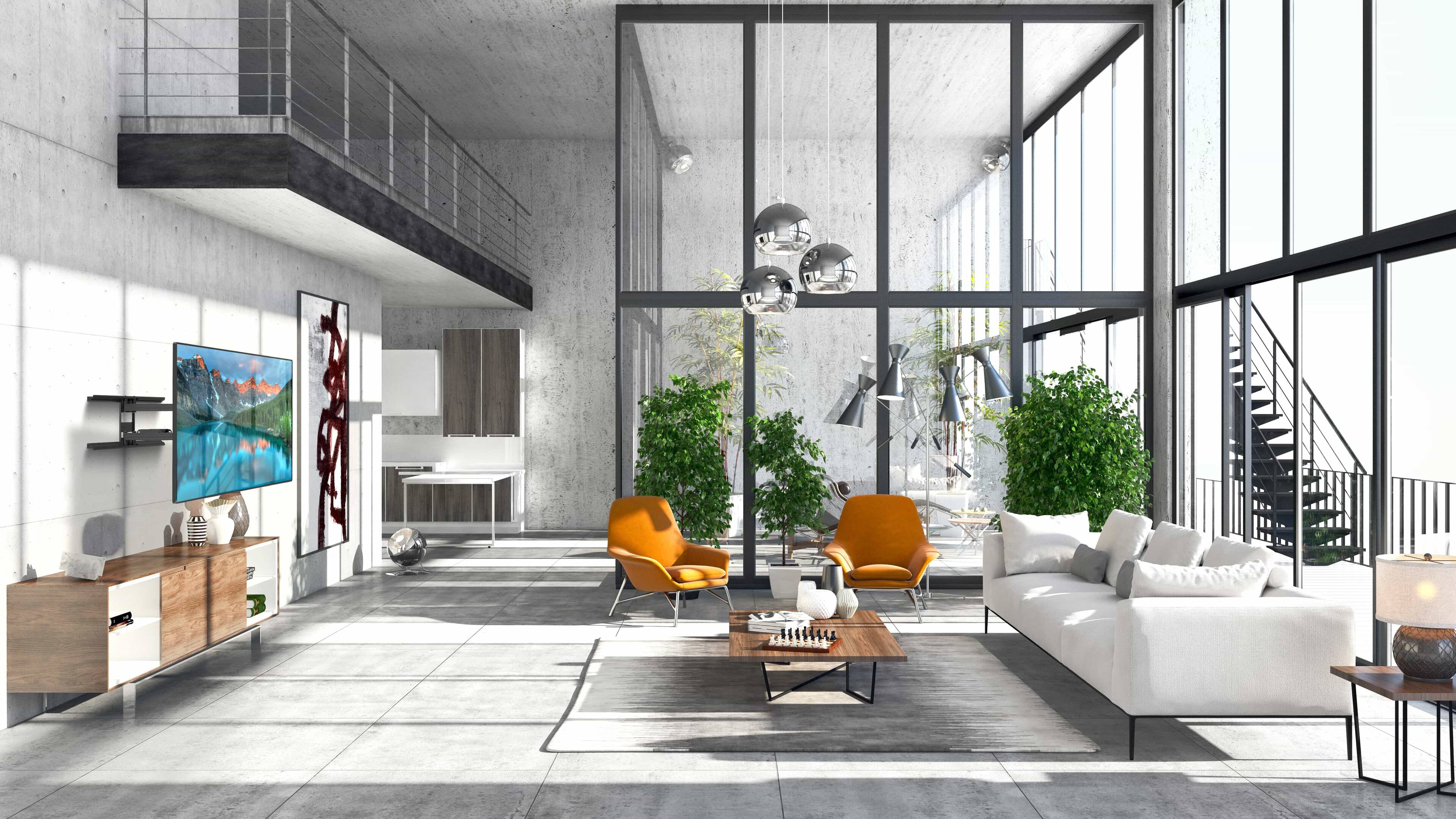 Alt View 6. Kanto - Kanto PDX700 Articulating Full Motion TV Mount for 42" - 100" TV - Black.