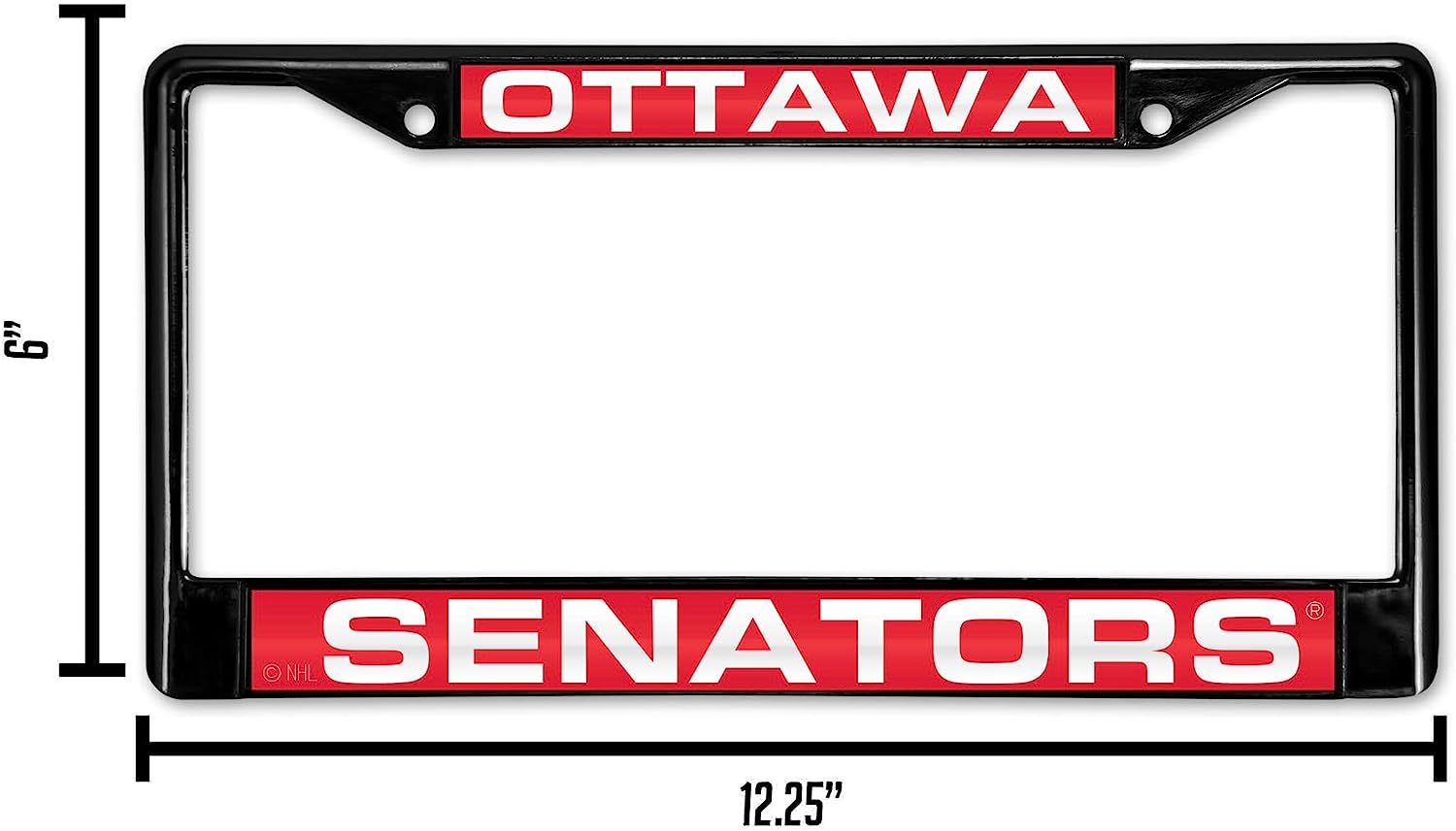 OTTAWA  
SENATORS  

6"  
12.25"