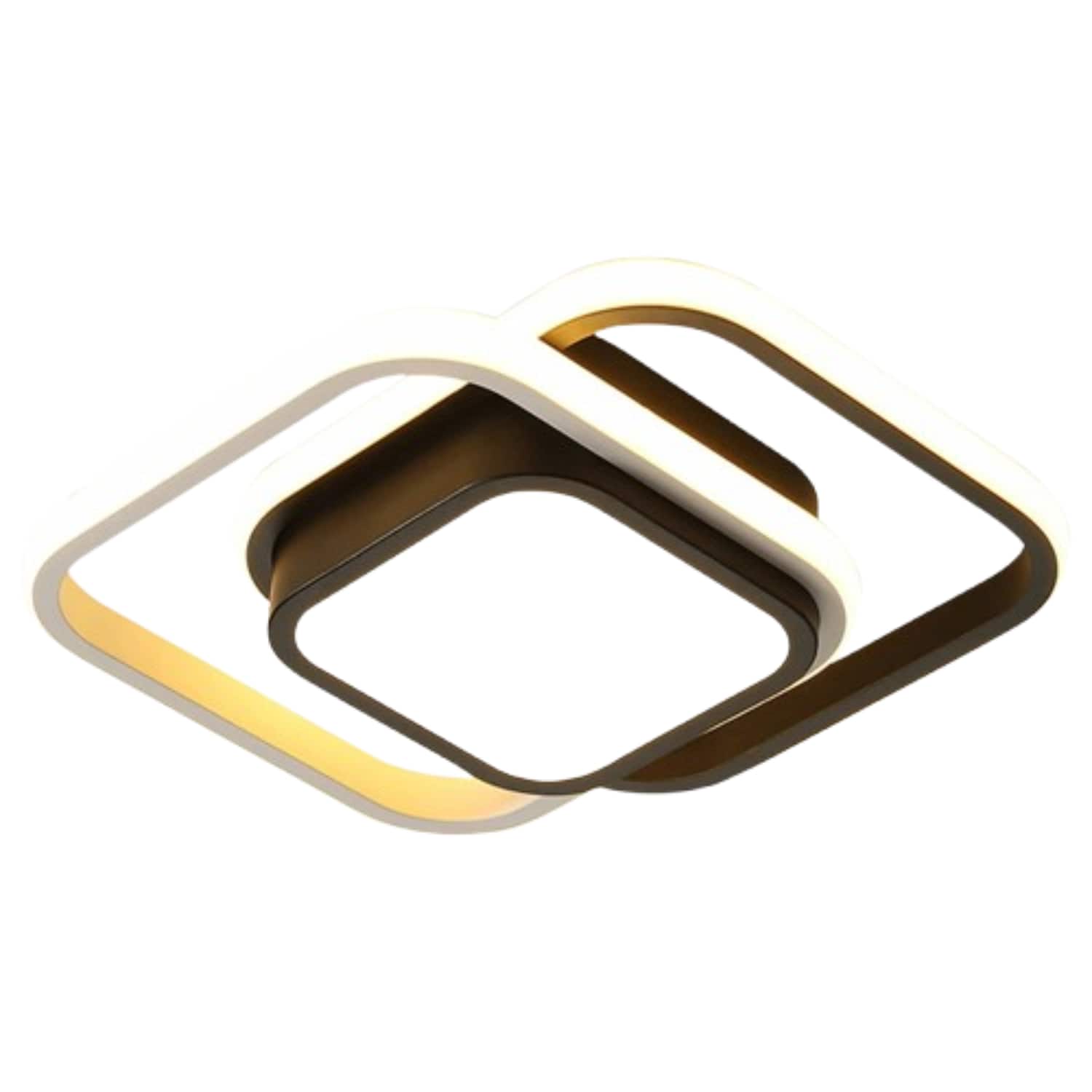 Front. Home Collection - Modern LED Ceiling Light Flush Mount Chandelier Fixture for Bedroom and Living Room.