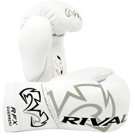 RIVAL - Boxing RFX-Guerrero HDEF Pro Fight Lace-Up Boxing Gloves - 10 oz. - White
