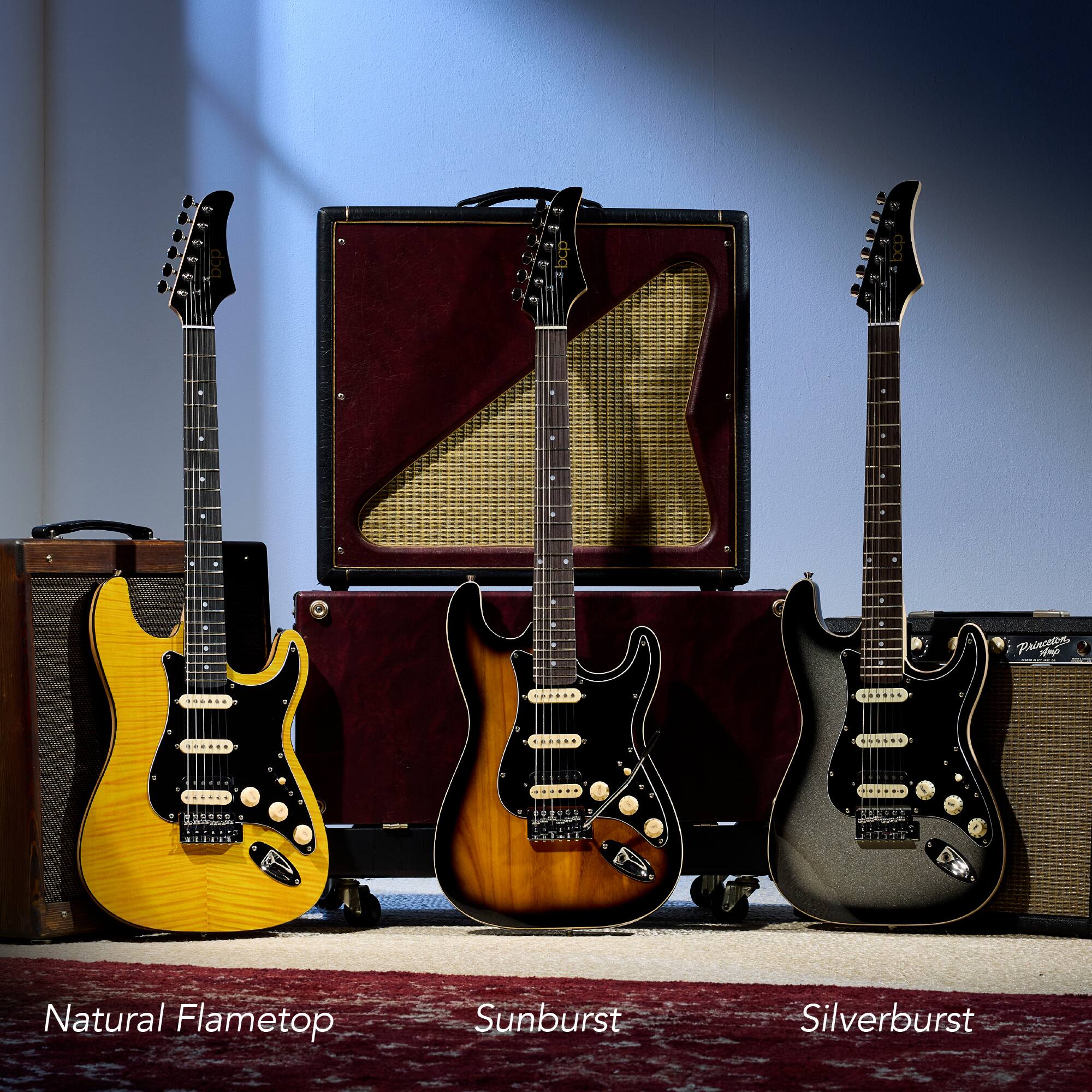 Natural Flametop  
Sunburst  
Silverburst