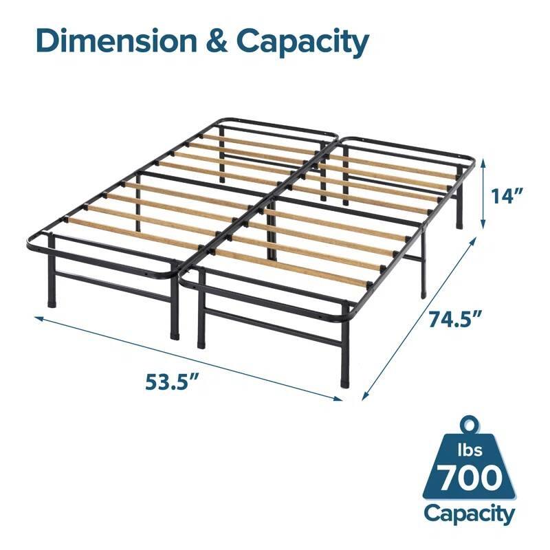 Dimension & Capacity, 14", 74.5", 53.5", lbs 700 Capacity