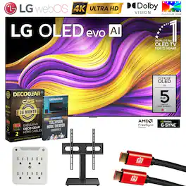 LG - 83" G5 OLED evo 4K UHD TV with One Wall Design (2025) + Extended Protection Plan