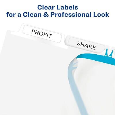 Clear Labels for a Clean & Professional Look

PROFIT SHARE