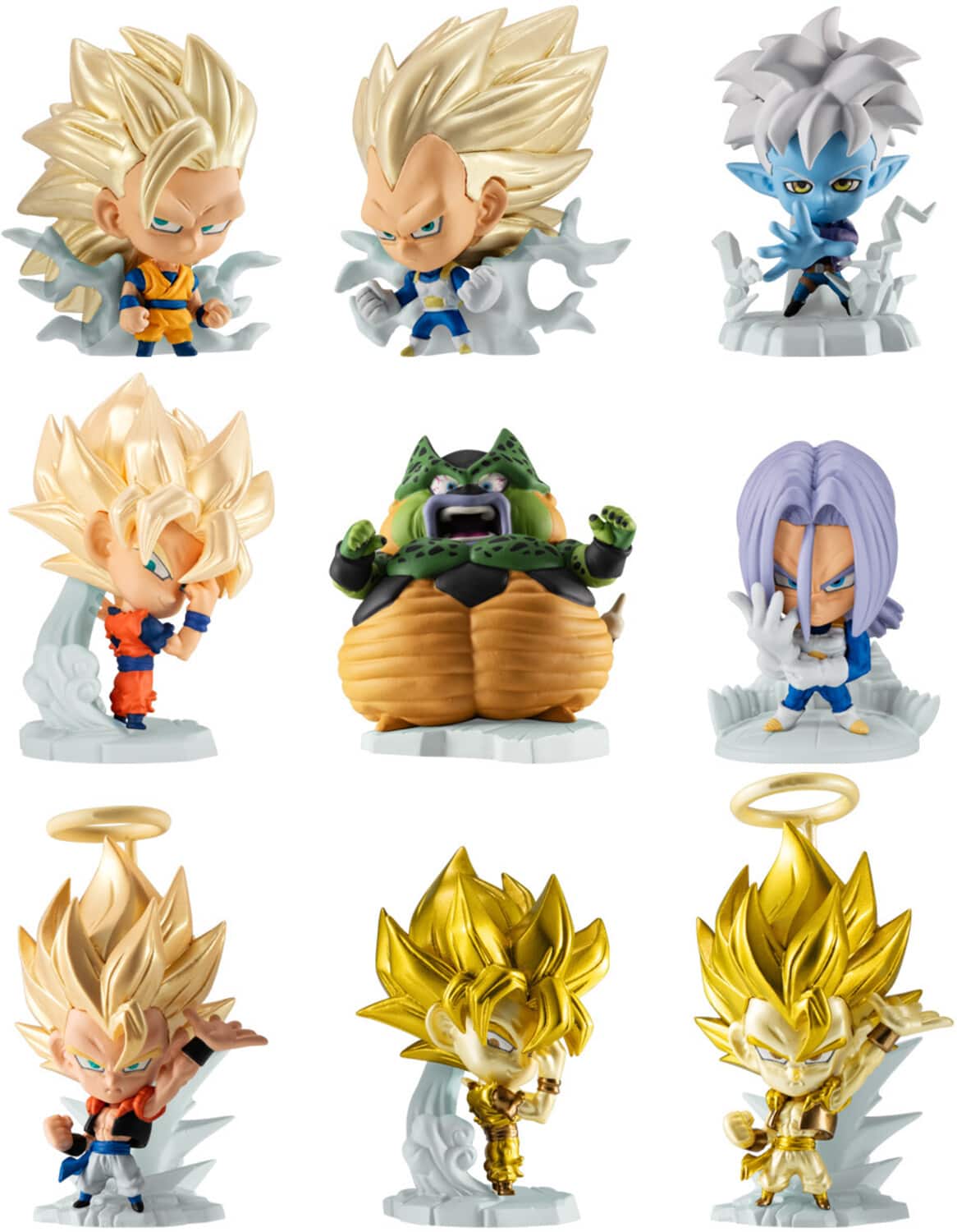 Bandai - Shokugan - Dragon Ball Super - Warriors W9 (Box/12) Figure Display - COLLECTIBLES - Multicolor