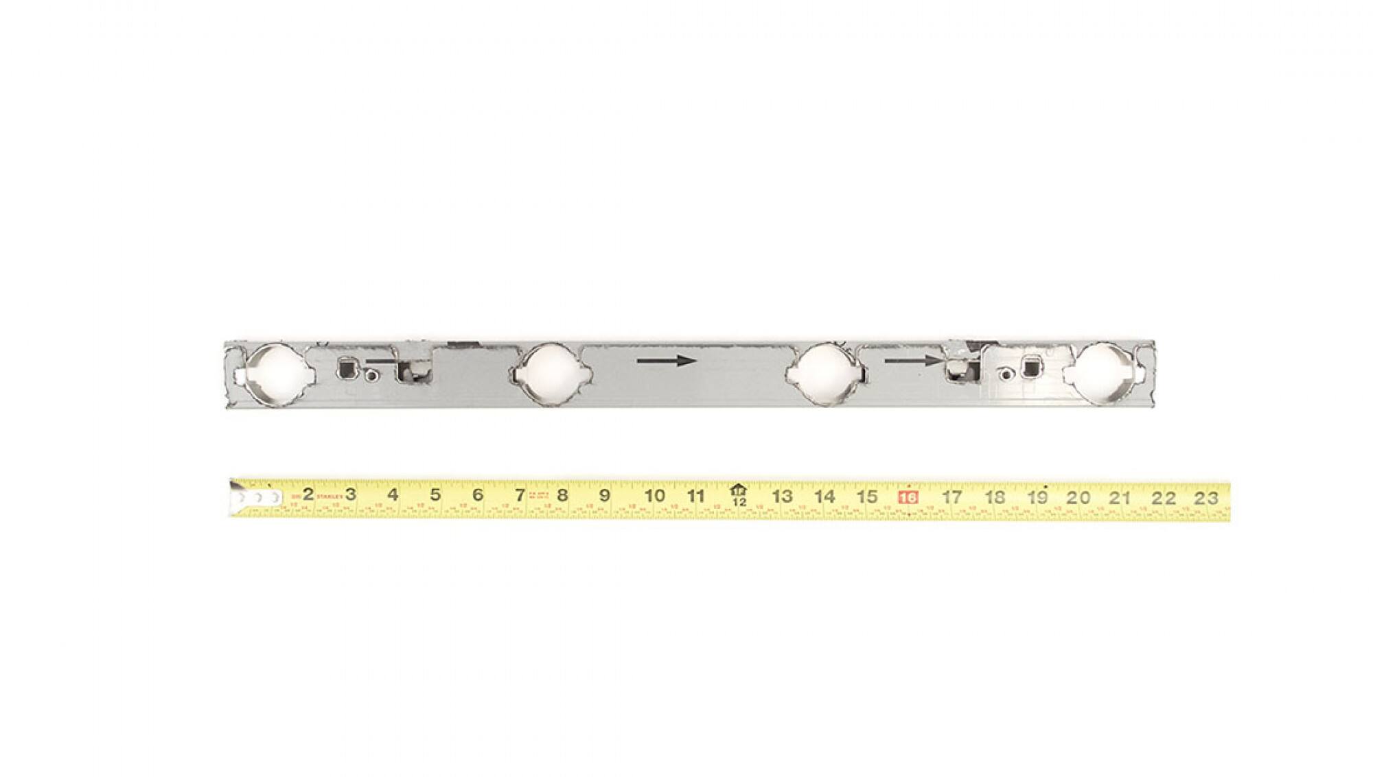 Alt View 1. Music City Metals - Music City Metals - MCM190803226 BURNER CROSSOVER BAR, SS.