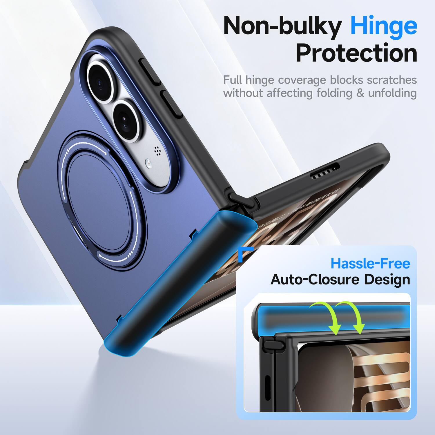 UUCOVER Magnetic Case for Apple iPhone Duo,Shockproof TPU Hinge ...