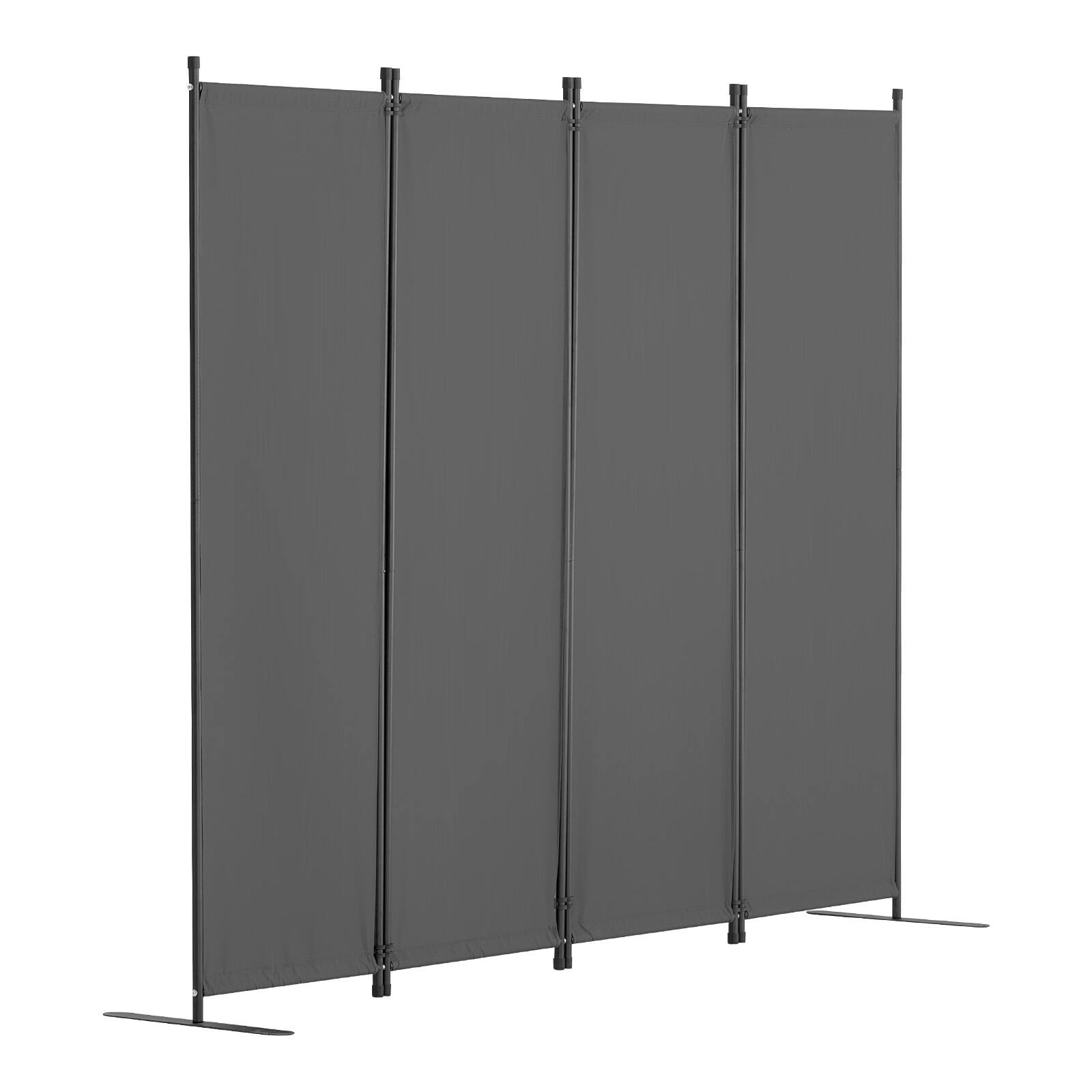 Alt View 5. VEVOR - Room Divider,  4 Panel Room Dividers and Folding Privacy Screens, Fabric Partition Room Dividers for Office - Gray.