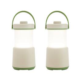 Dawnrise - 800 Lumen Rechargeable LED Camping Lantern Flashlight (2-Pack) - Desert Yellow