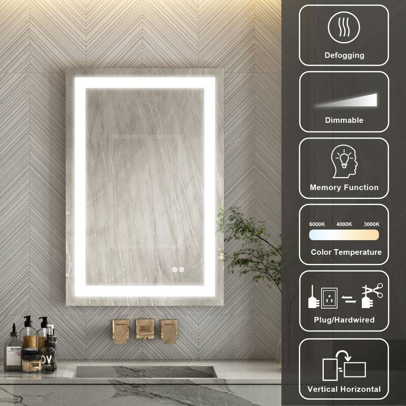 Defogging  
Dimmable  
Memory Function  
6000K 4000K 3000K Color Temperature  
1 Plug/Hardwired  
RU OV  
Vertical Horizontal