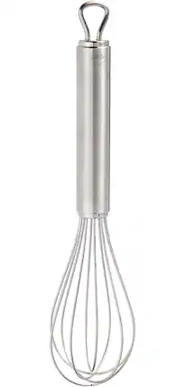 Front. Kuchenprofi - Stainless Steel Whisk for Eggs, Batter, and More - Silver.