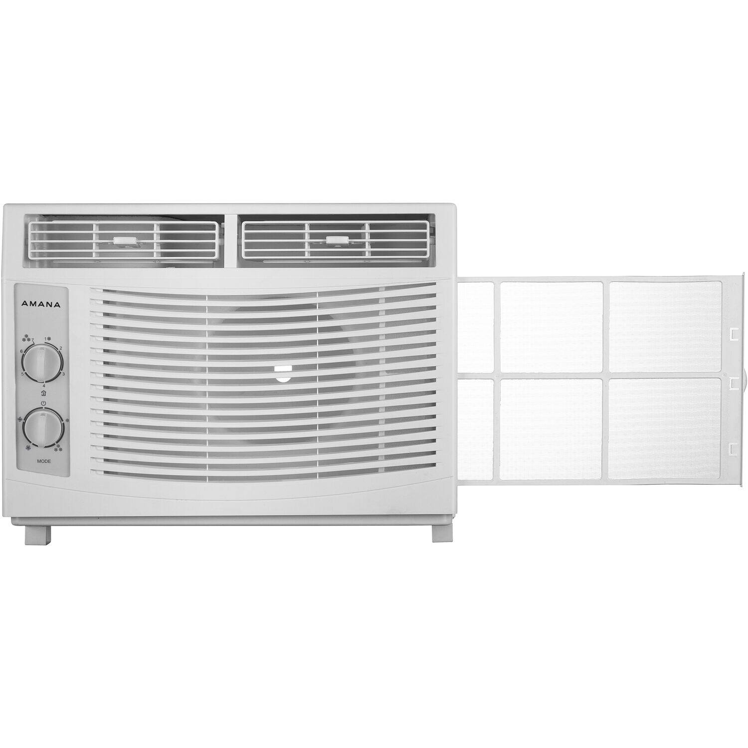 Alt View 6. Amana - 150 Sq. Ft. 5,000 BTU Window Air Conditioner - White.