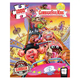 USAoploy - Garbage Pail Kids Thrills and Chills 1000 Piece Jigsaw Puzzle - Multi-Color