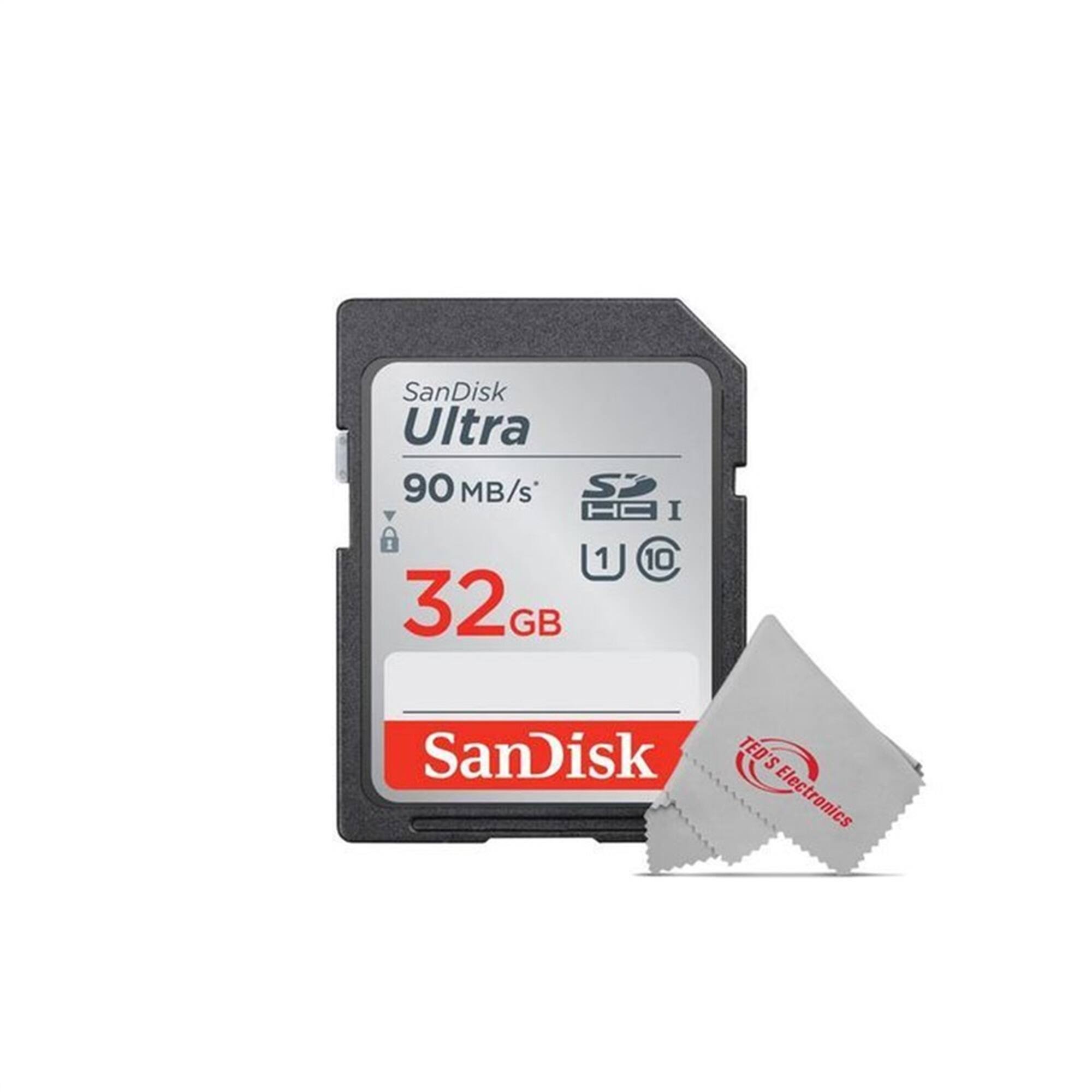 SanDisk Ultra 90 MB/s SDHC I 32GB SanDisk  
TED'S Electronics