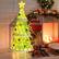 Alt View 14. Costway - 4.6 FT Pop-up Christmas Tree w/ 110 Warm Lights Pre-Lit Christmas Decoration - Green.