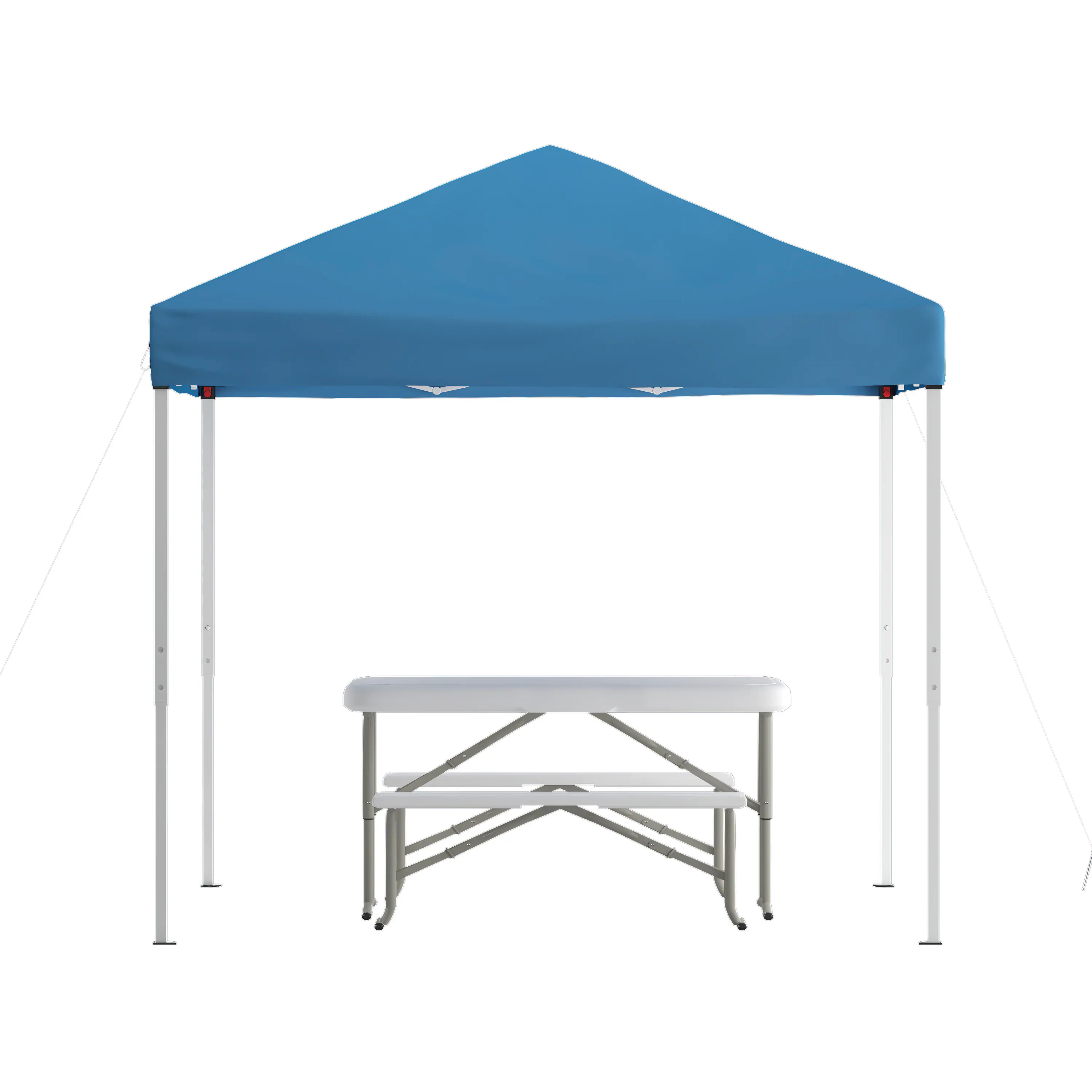 Flash Furniture Kramer 8'x8' Blue Pop Up Event Canopy Tent with Carry ...