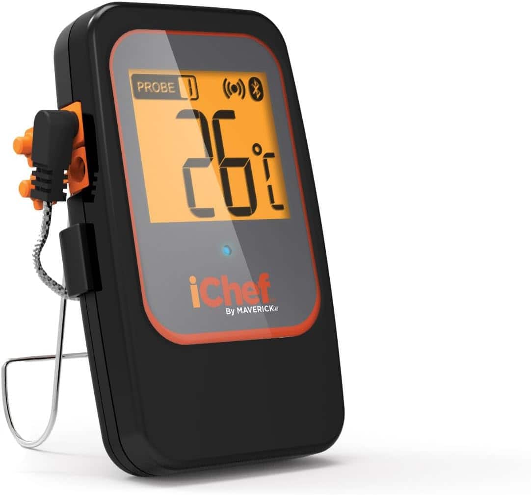 Maverick - iCHef Extended Range Bluetooth Barbeque Thermometer - Black