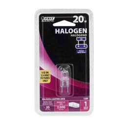 FEIT ELECTRIC - 20 W T4 Specialty Halogen Bulb 180 lm Warm White 1 pk