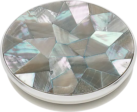 Front. PopSockets - PopSocket PopGrip Abalone Mosaic OW - Mosaic.