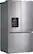 Angle. LG - Counter-Depth MAX 25.5 Cu. Ft. French Door Smart Refrigerator with Ice Plus - PrintProof Stainless Steel Look.