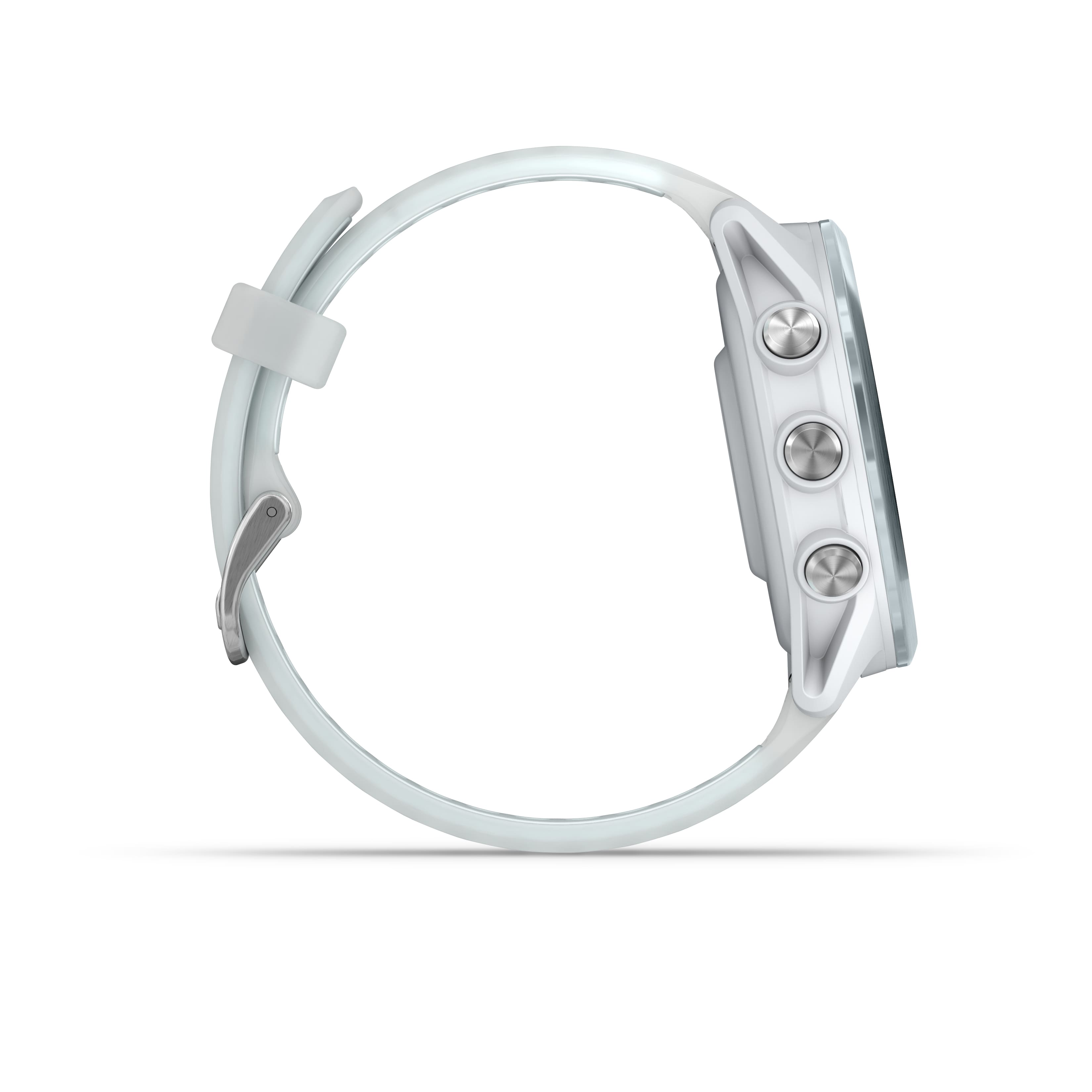 Alt View 6. Garmin - Forerunner 570 GPS Smartwatch 42 mm Aluminum - Cloud Blue Aluminum.