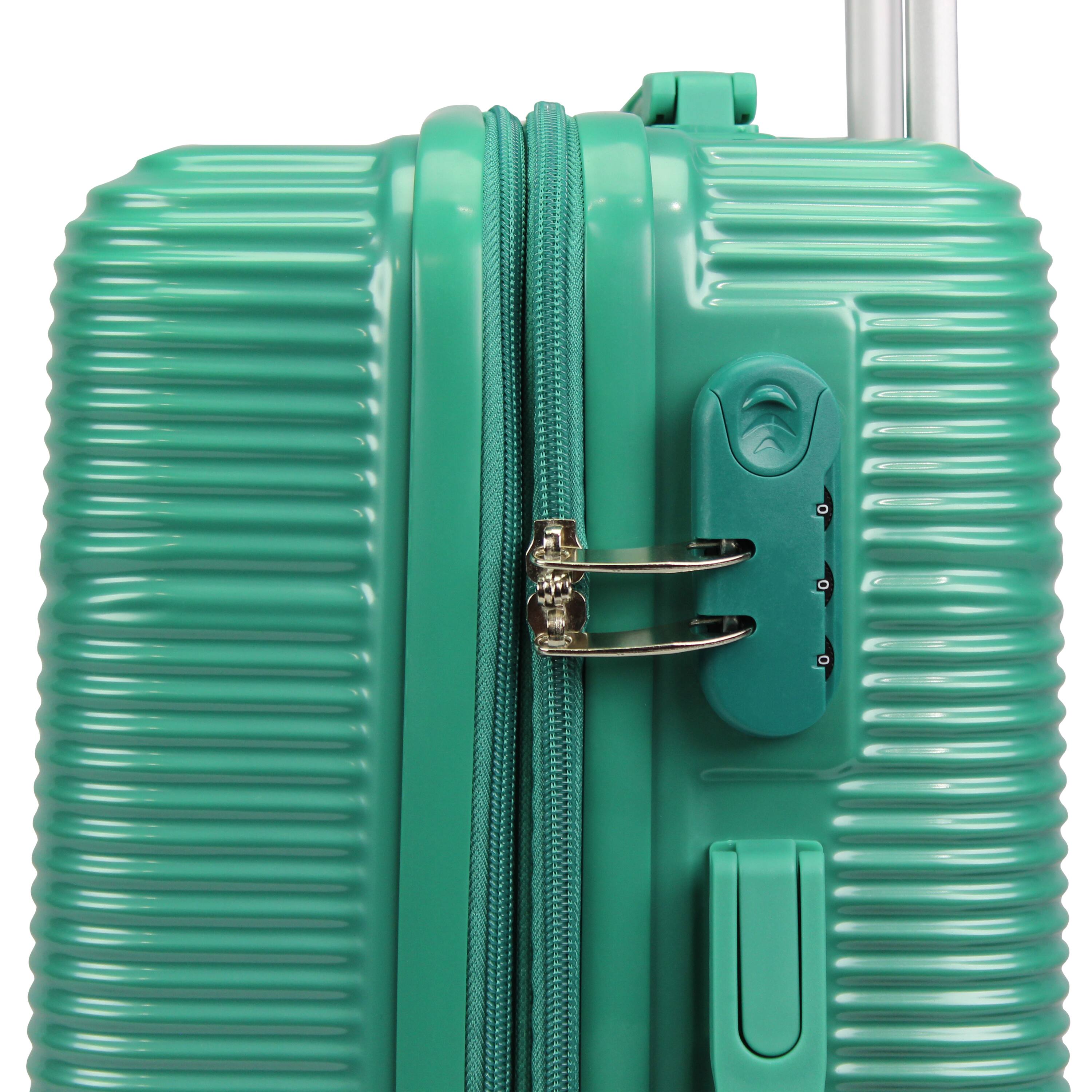 Alt View 9. World Traveler - World Traveler 20-Inch Hardside Expandable Carry-On Spinner Luggage – Includes Bonus Travel Bag – Green - Green.