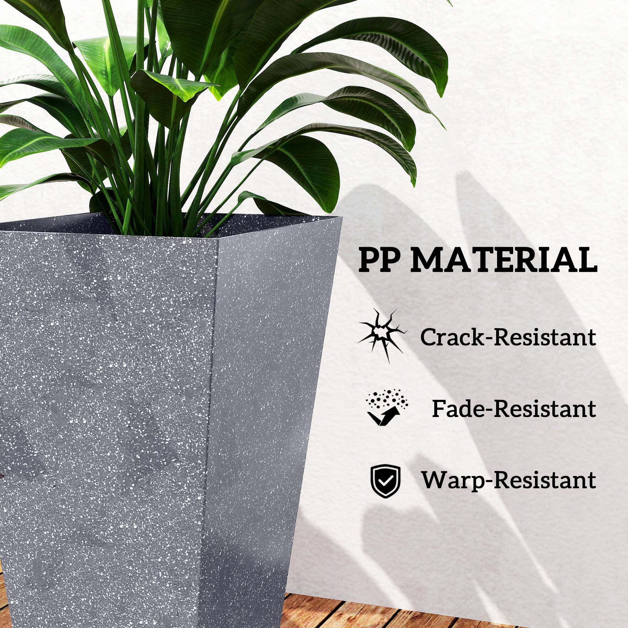PP MATERIAL  
Crack-Resistant  
Fade-Resistant  
Warp-Resistant