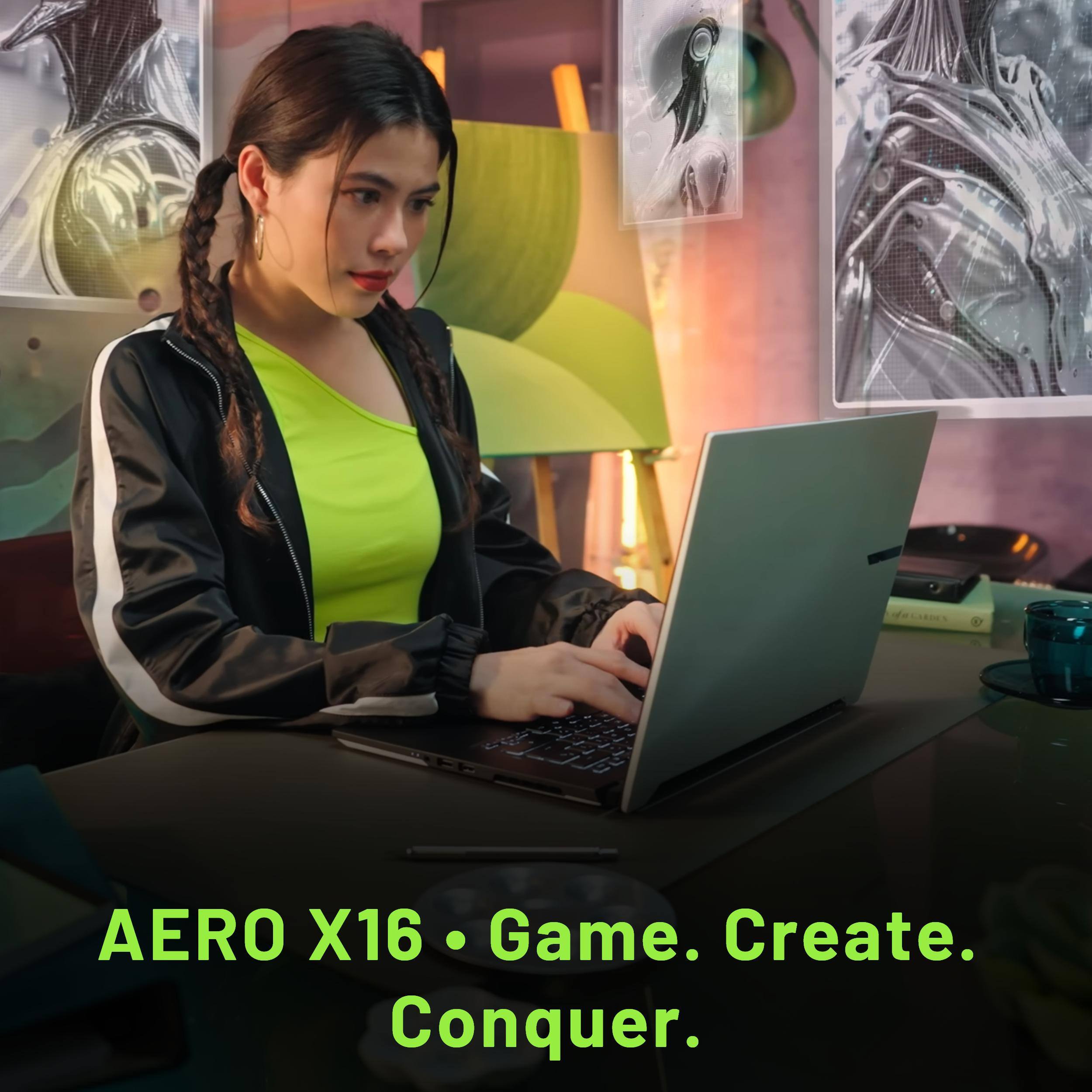 AERO X16 • Game. Create. Conquer.
