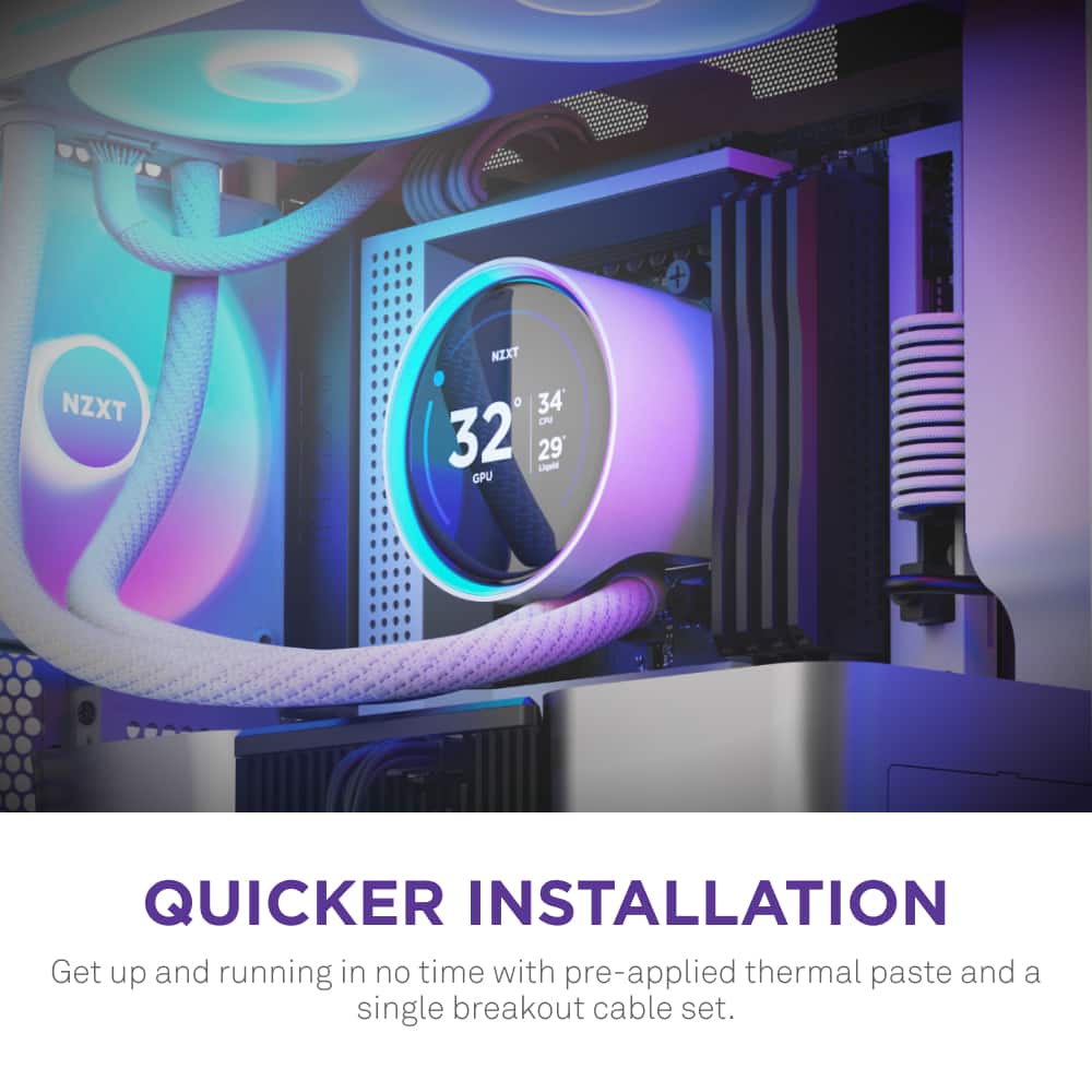 NZXT Kraken Elite RGB 280mm 2024 Radiator (1x Single Frame