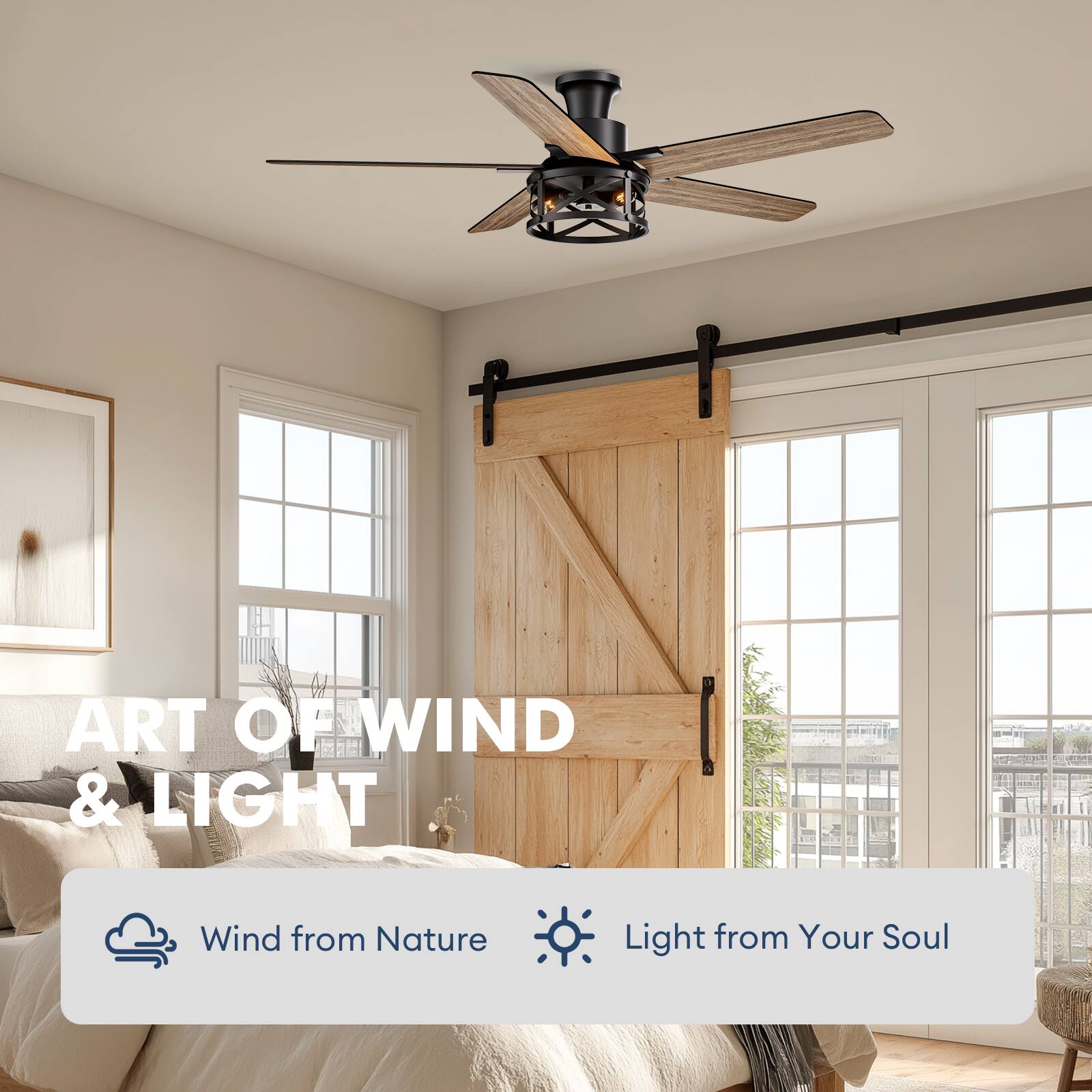 ART OF WIND & LIGHT  
Wind from Nature  
Light from Your Soul