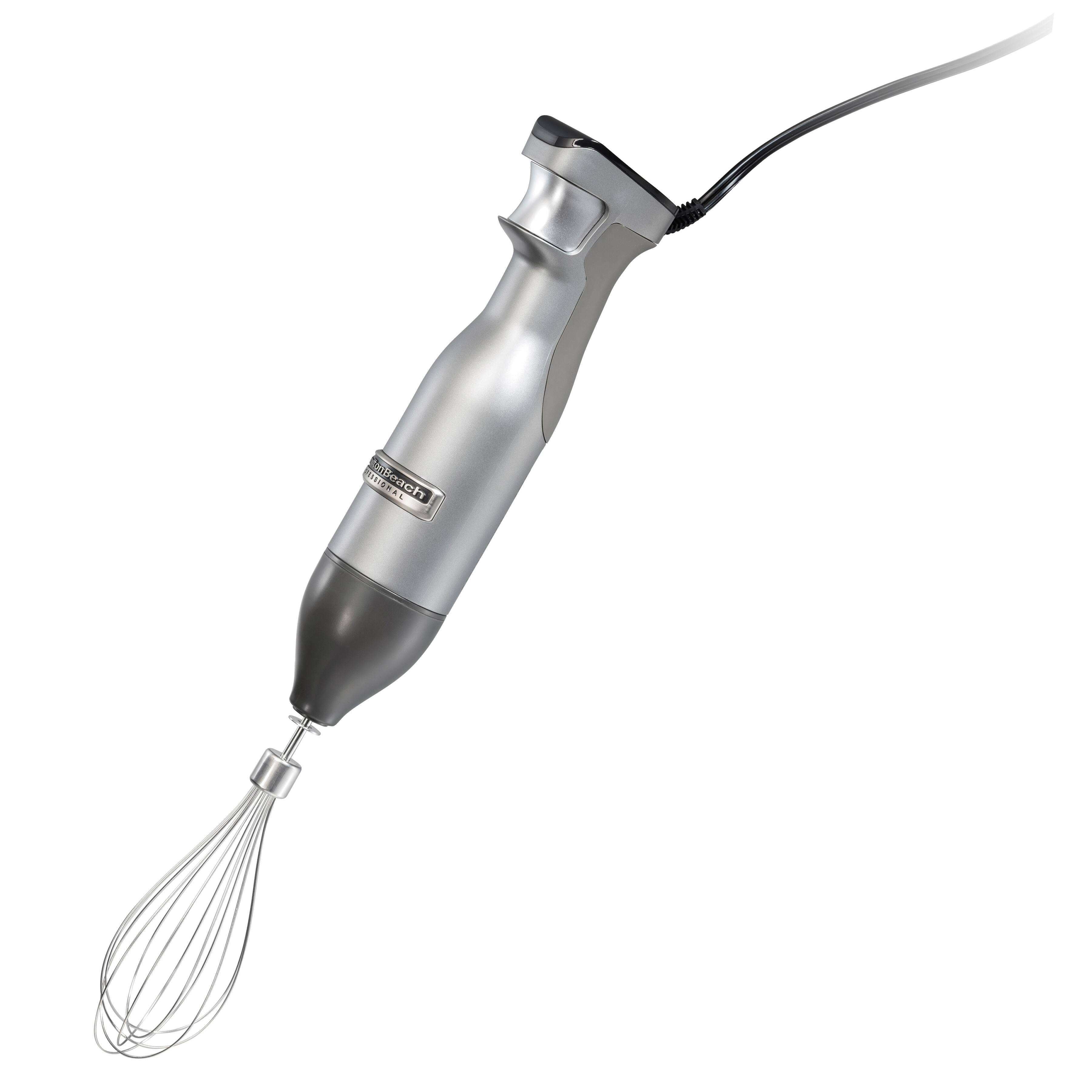 Angle. Hamilton Beach - Hamilton Beach Professional Variable Speed Hand Blender - SILVER.