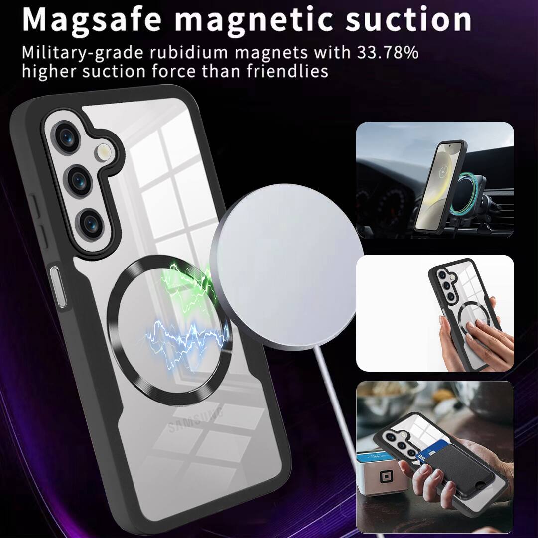 Magsafe magnetic suction  
Military-grade rubidium magnets with 33.78% higher suction force than friendlies
