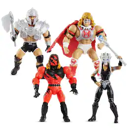 Mattel - Masters of the WWE Universe Action Figure Set of 4
