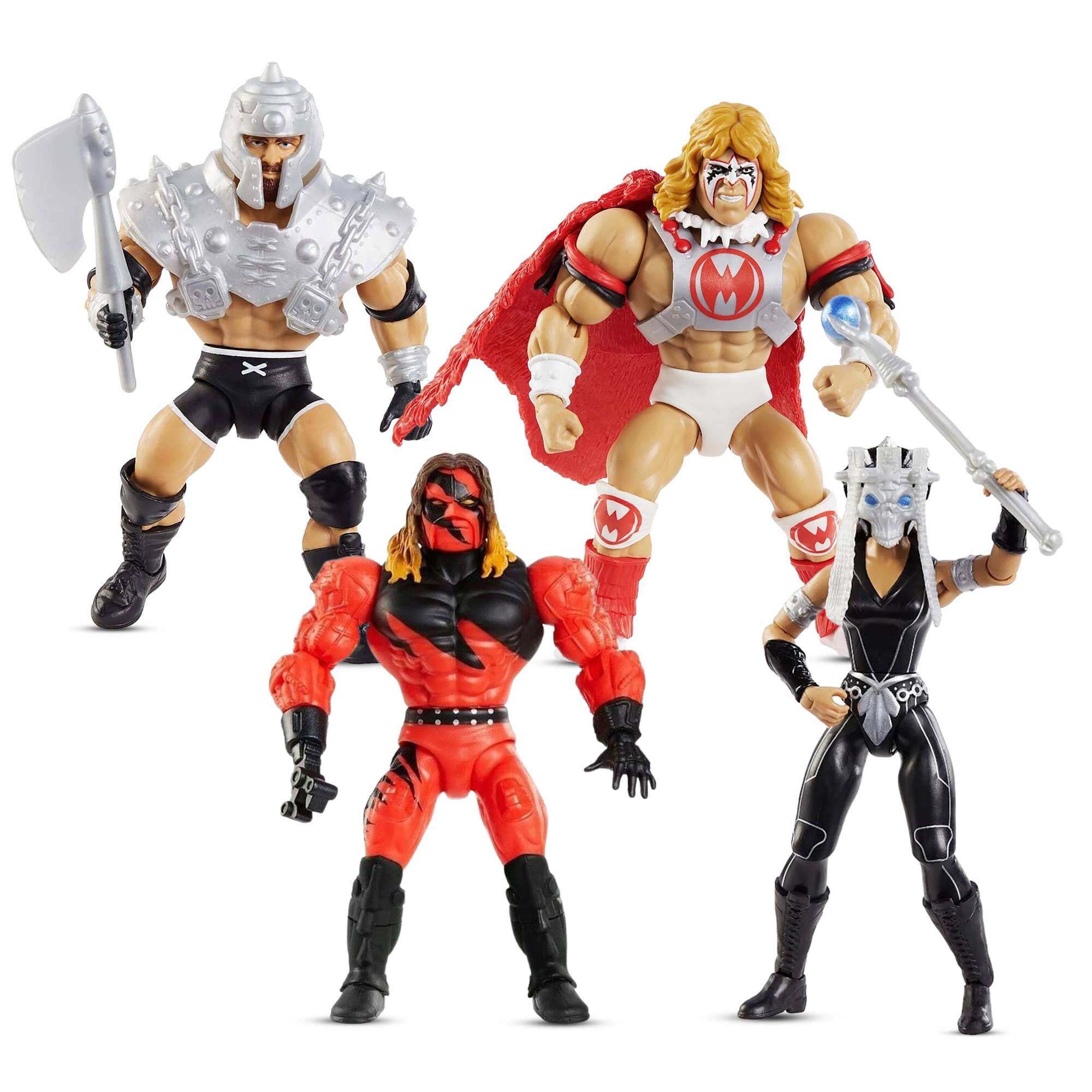 Mattel - Masters of the WWE Universe Action Figure Set of 4