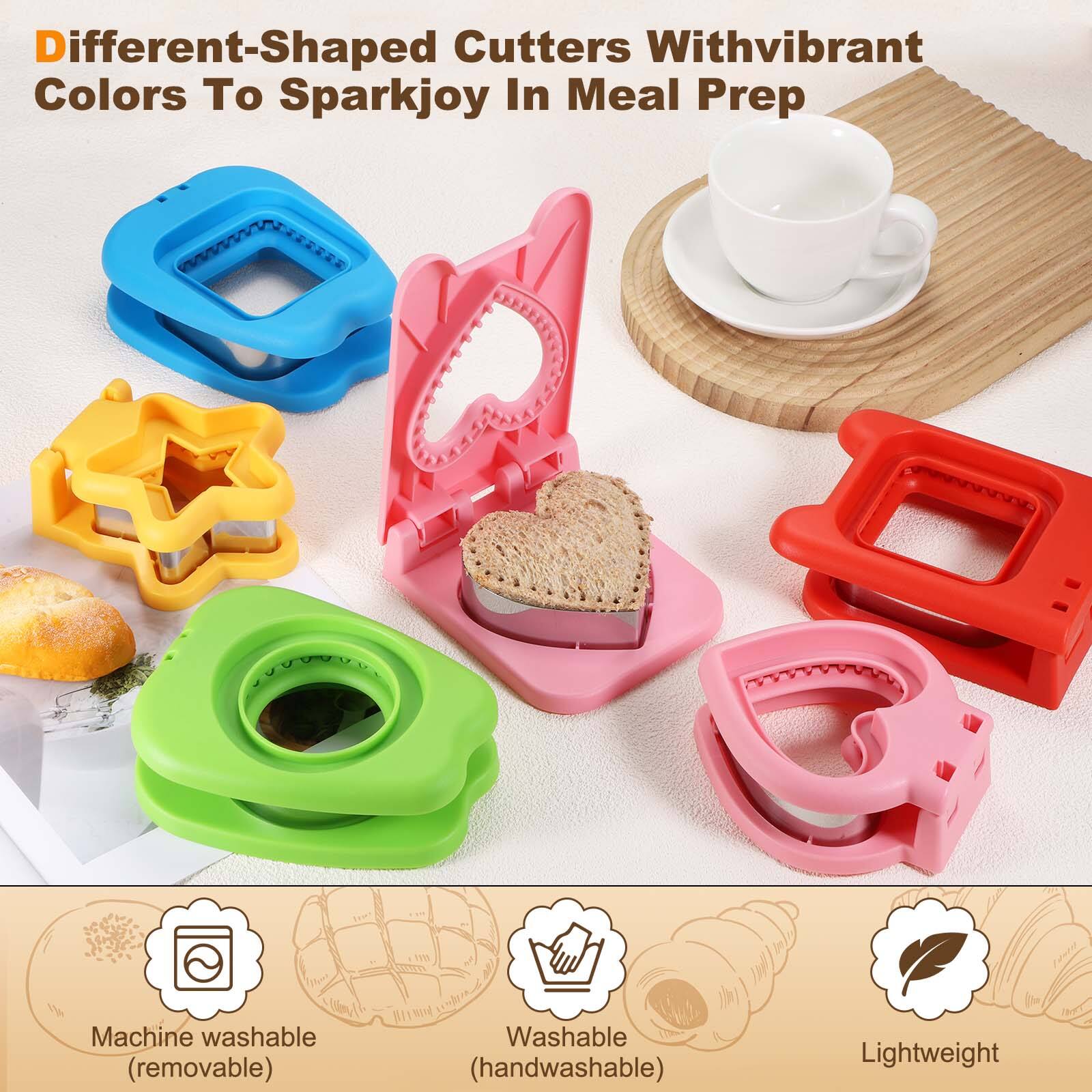 Different-Shaped Cutters With Vibrant Colors To Sparkjoy In Meal Prep

Machine washable (removable)  
Washable (handwashable)  
Lightweight