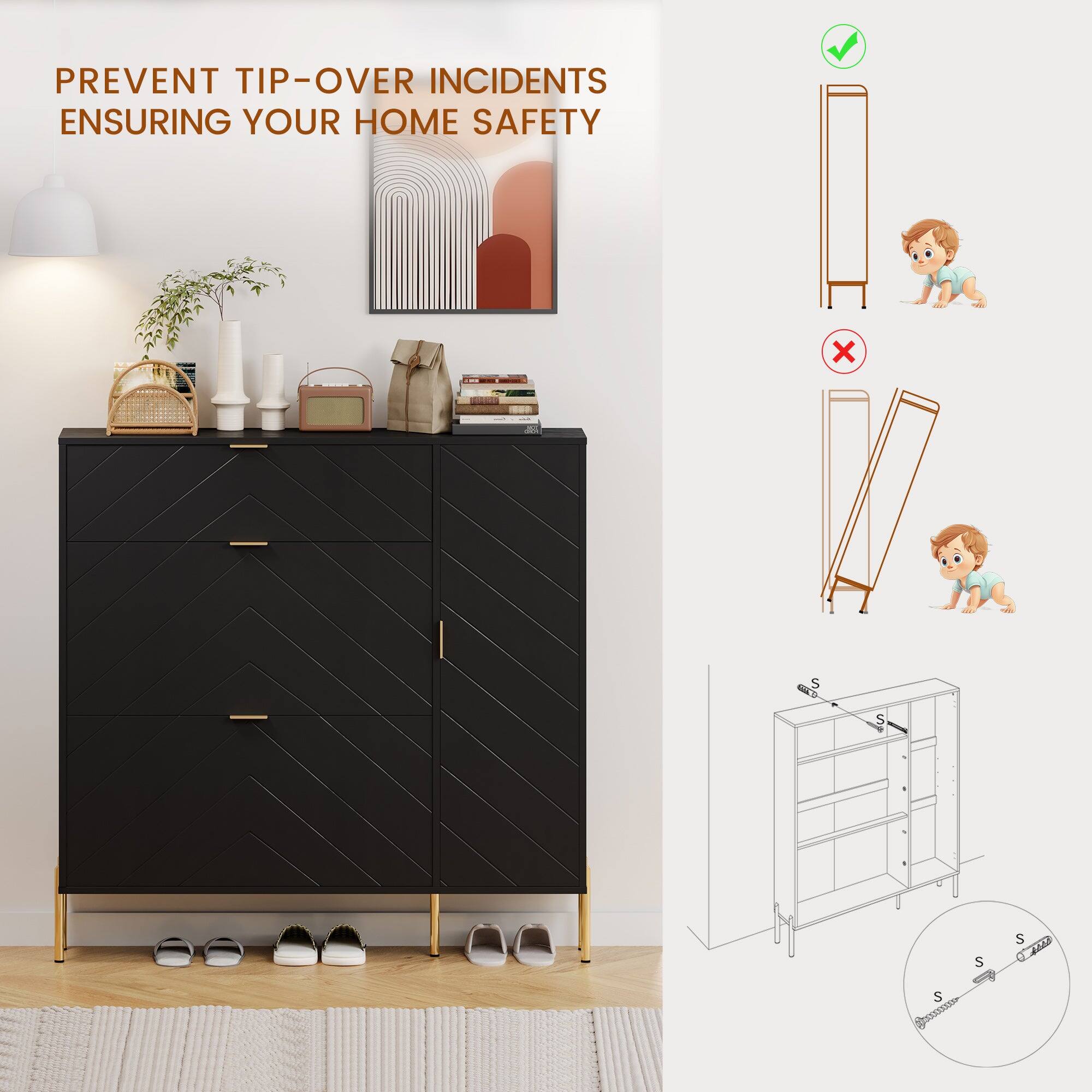 PREVENT TIP-OVER INCIDENTS ENSURING YOUR HOME SAFETY