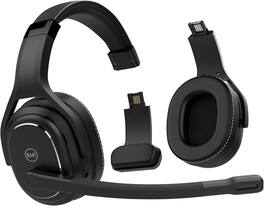 Rand McNally - ClearDryve 220 Premium 2-in-1 Wireless Headset, Black