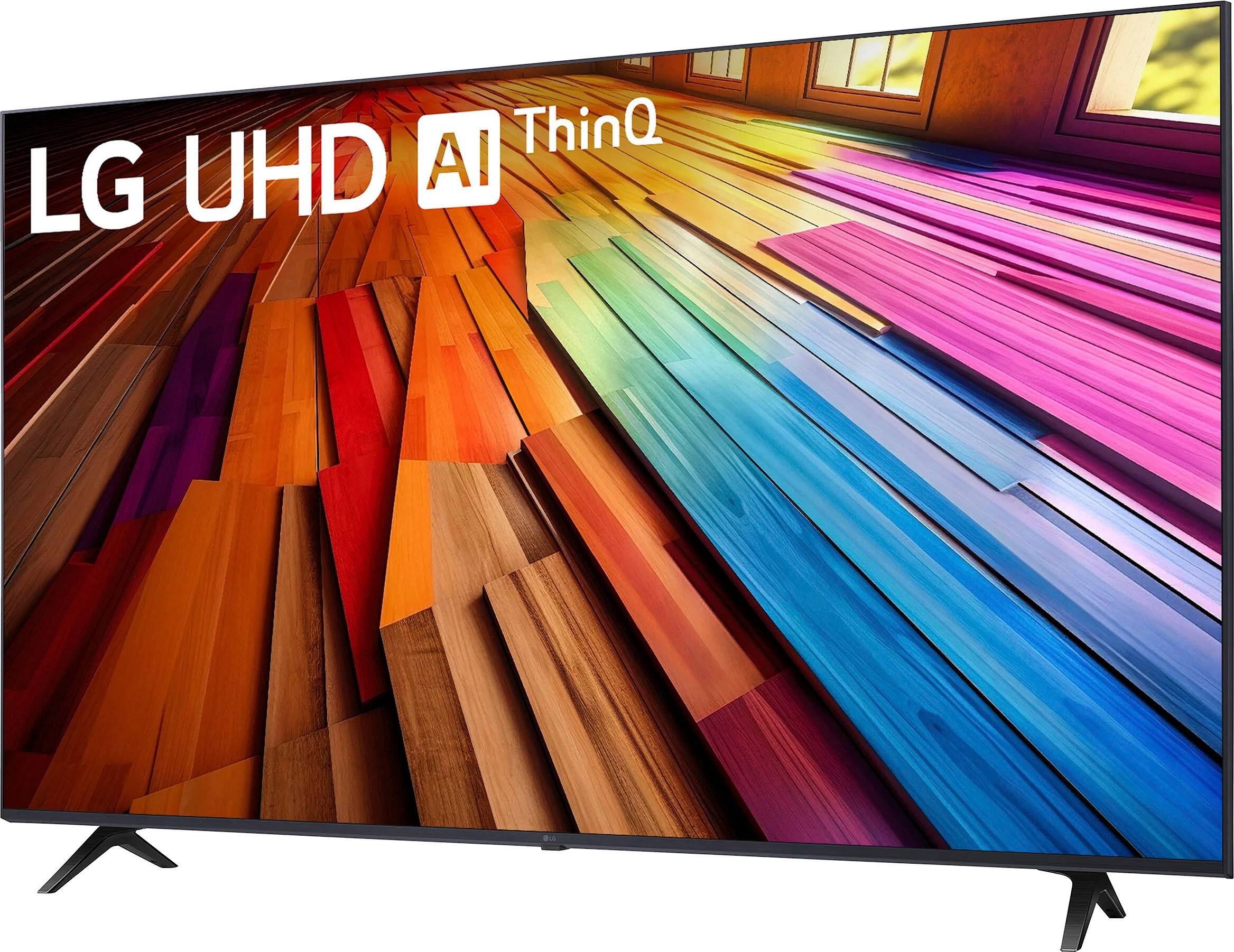 The text on the image reads "ThinQ LG UHD AI."