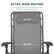 EXTRA WIDE SEATING
An oversized steel frame features sturdy armrests for added support
24.25"
29.75"