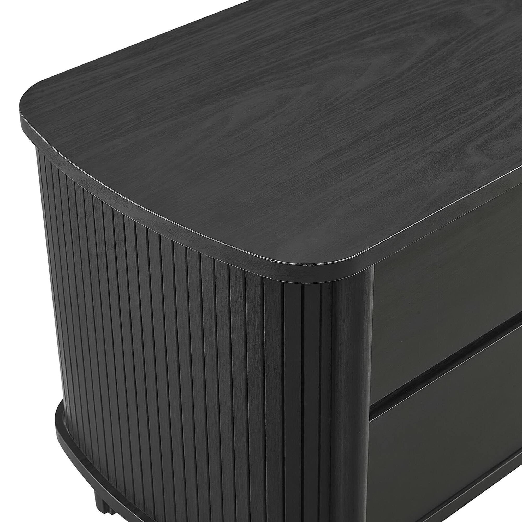 Alt View 7. Modway - Cadence 2-Drawer Nightstand by Modway - Black.