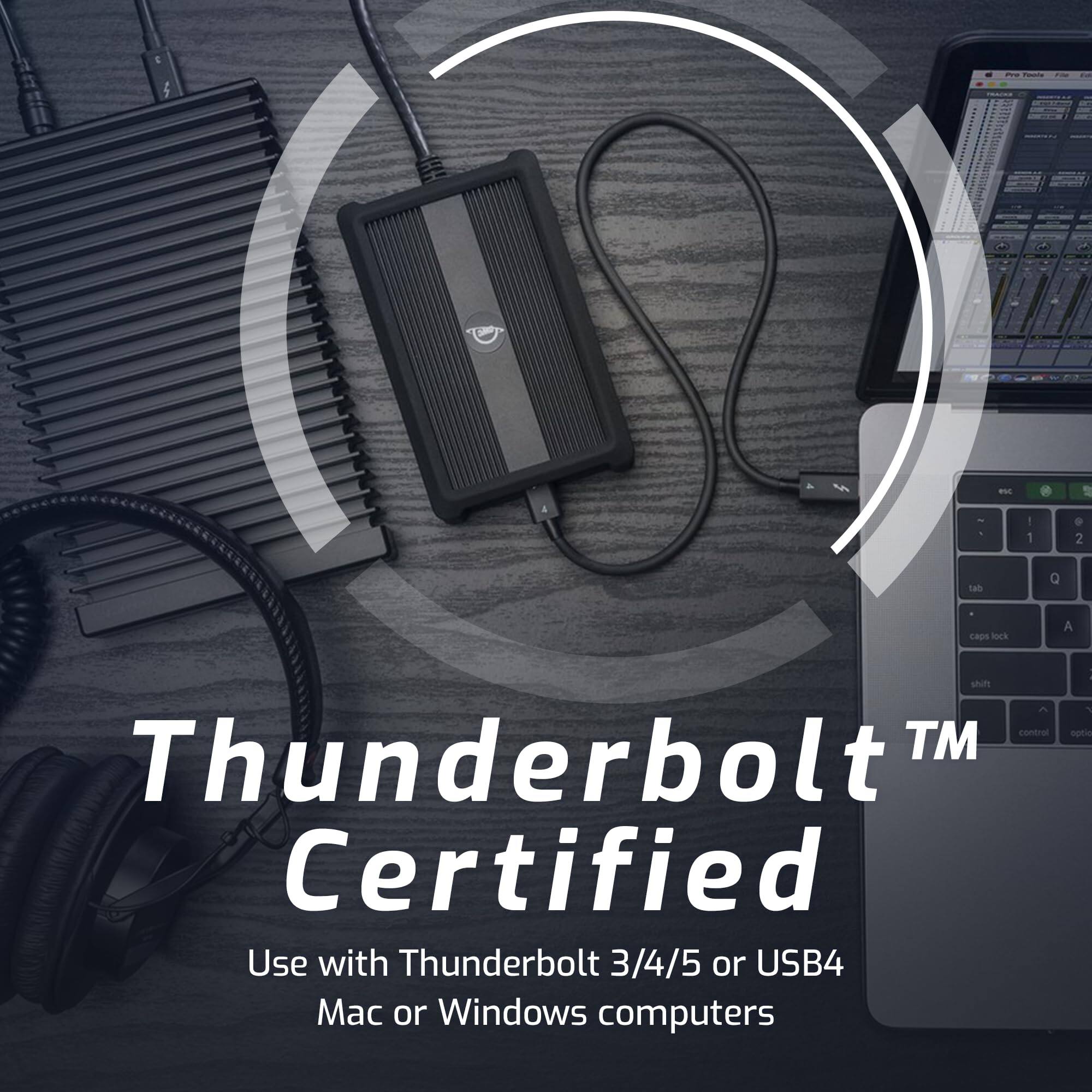 Thunderbolt™ Certified  
Use with Thunderbolt 3/4/5 or USB4 Mac or Windows computers