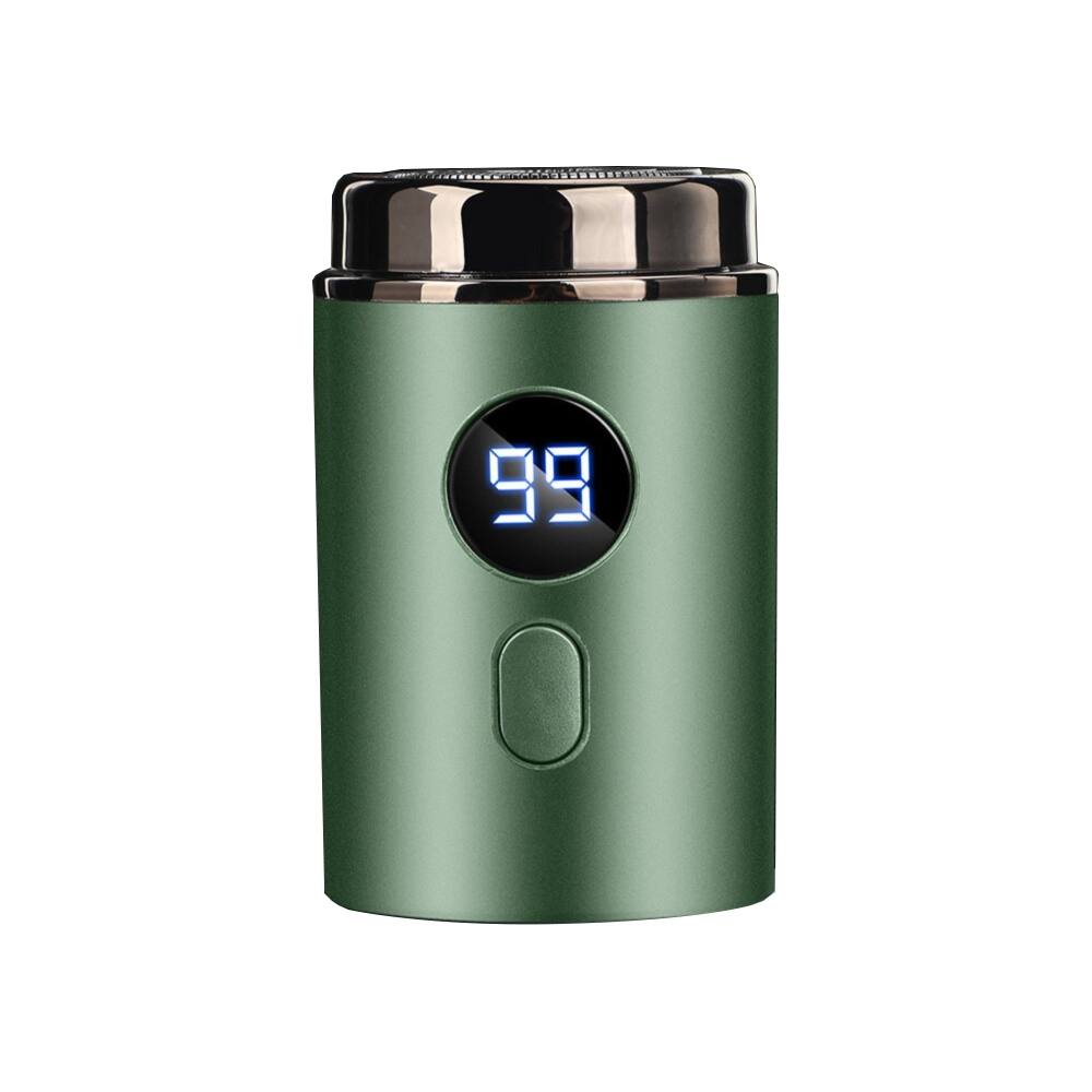 Front. Cluzine - Portable Mini Electric Shaver, 304 Steel Blade, LED Display, Type-C Fast Charging.