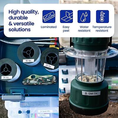 High quality, durable & versatile solutions

- Laminated
- Easy peel
- Water resistant
- Temperature resistant

30 lbs.
40 lbs.
20 lbs.

Miller
B. SMITH

HS HOOKS